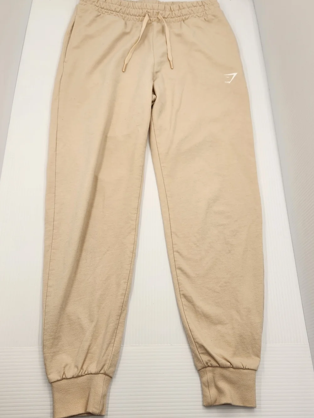 Gymshark Beige Drawstring Joggers - Picture 2 of 11